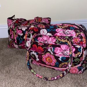 Vera Bradley Set smaller zipper tote and purse